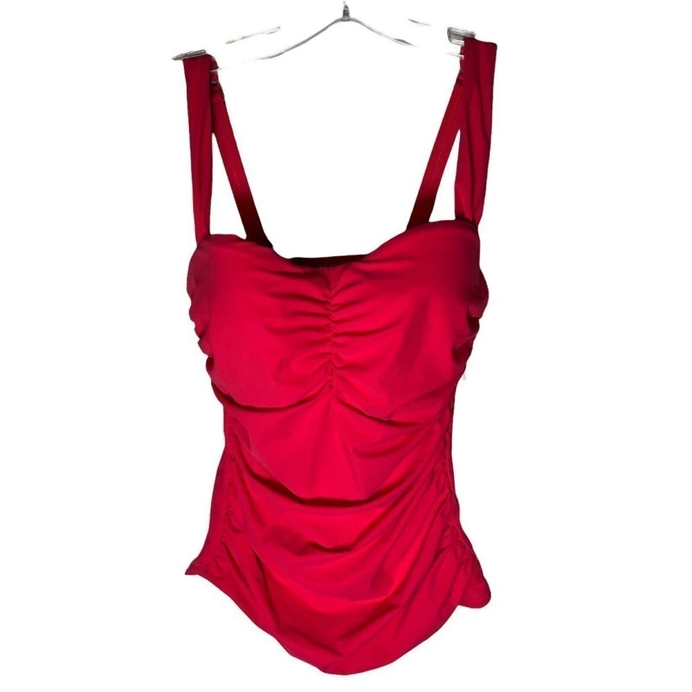 NWT Women‎ Your Profile Underwire Tankini Swim Top Slenderizing Your Profile 32D